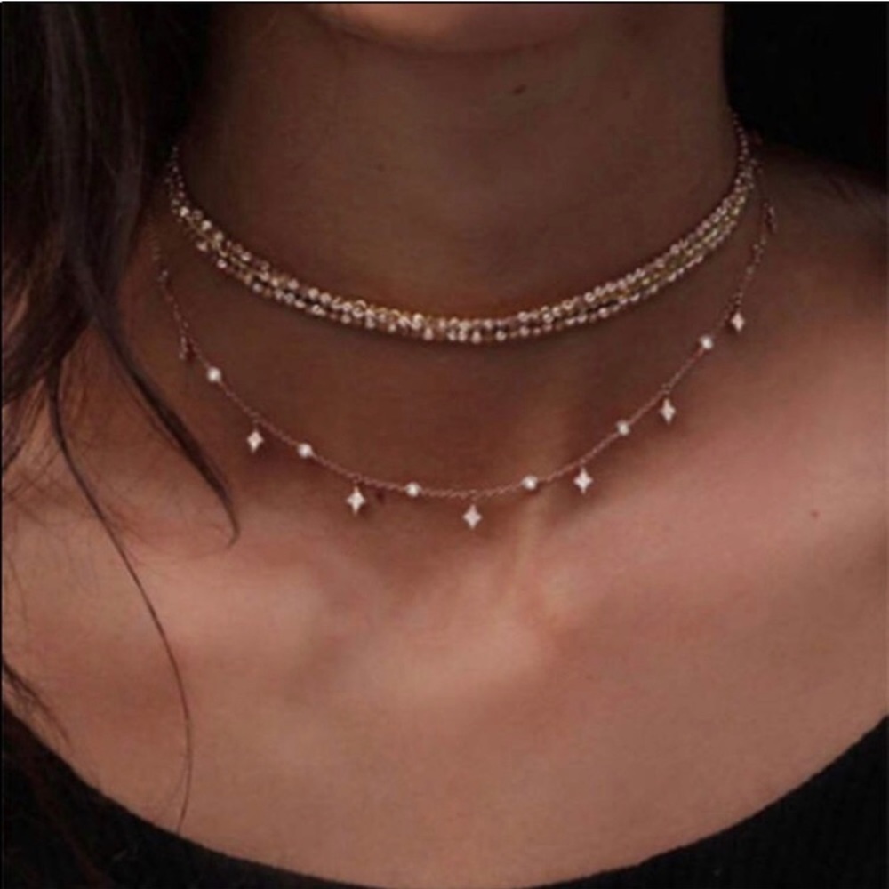 Double Layered Gold Necklace